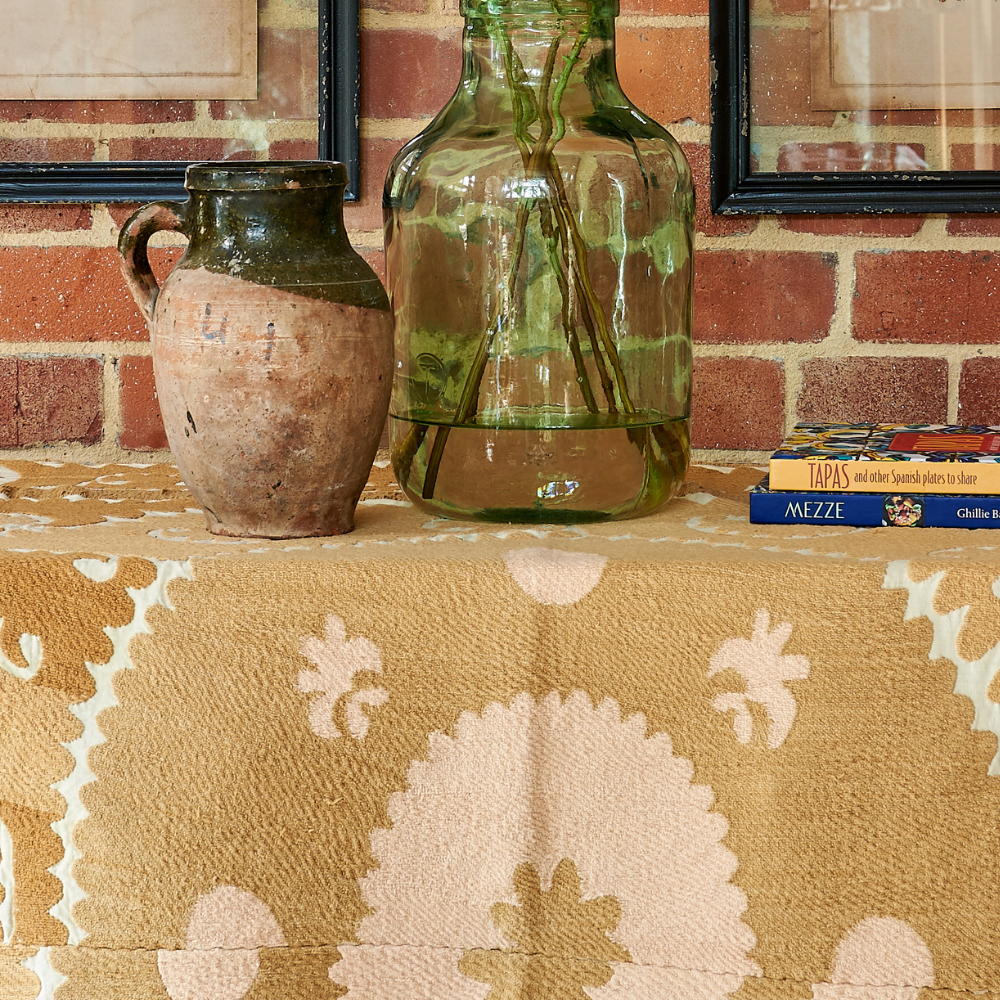 Decorating with Vintage Textiles: Caroline Borgman