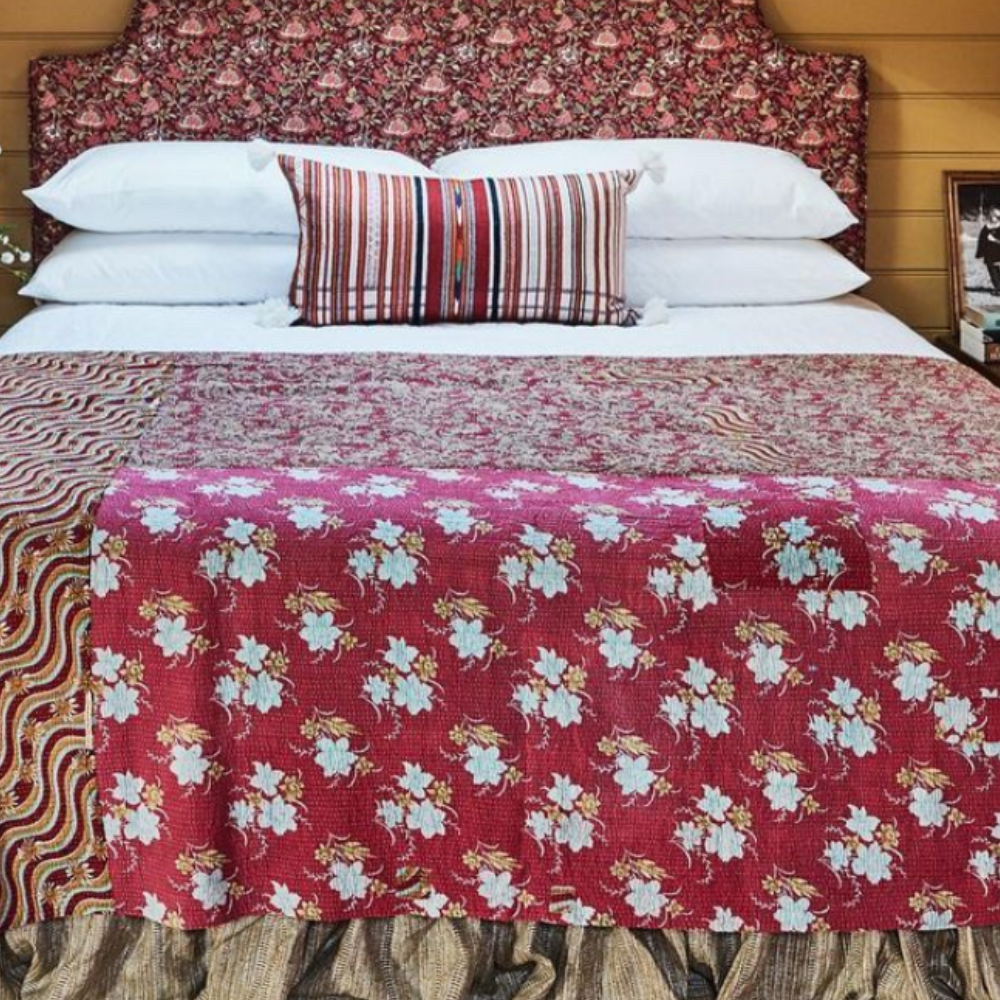 Decorating with Vintage Textiles: Lisa Burdus