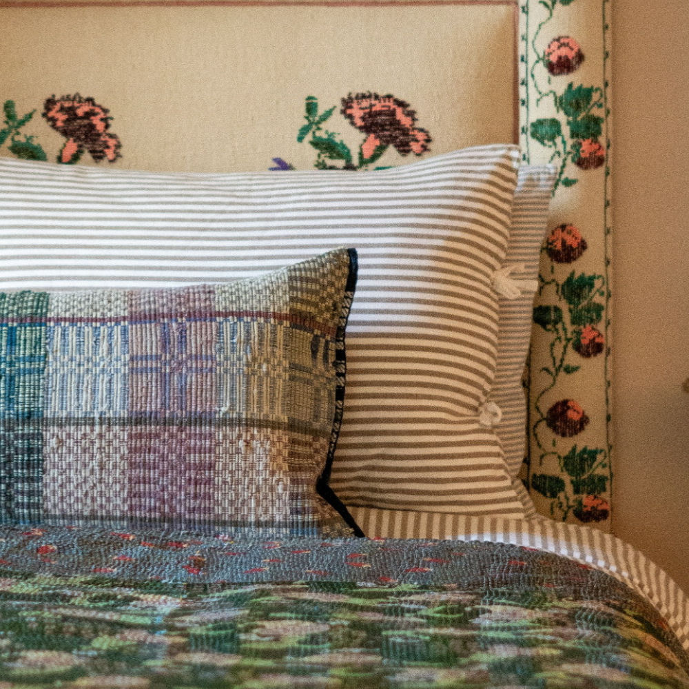 Decorating with Vintage Textiles: Lisa Mehydene