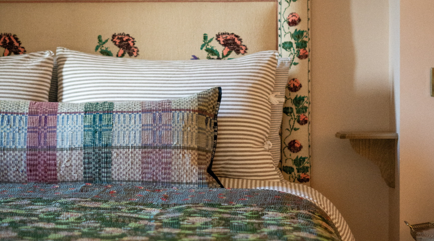 Decorating with Vintage Textiles: Lisa Mehydene