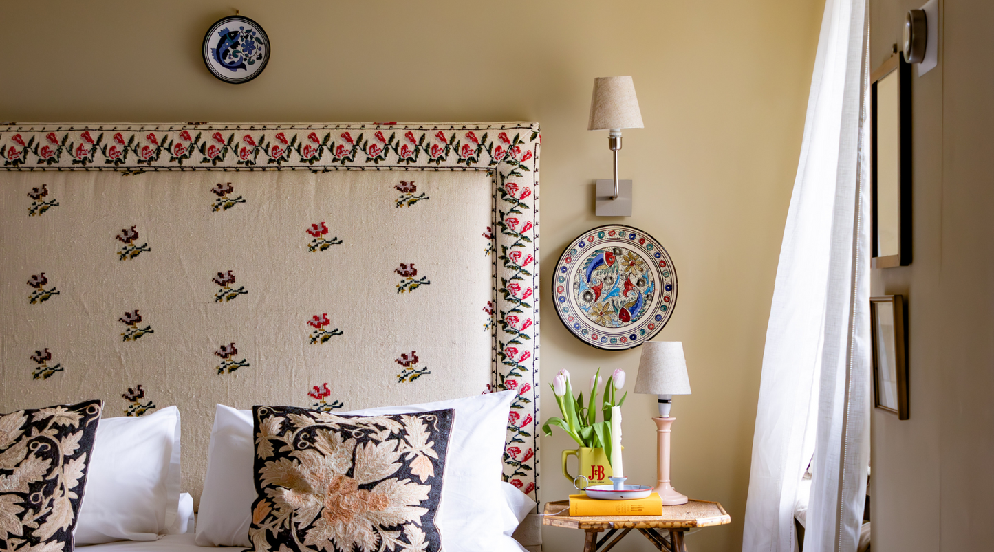 Decorating with Vintage Textiles: Rebecca Simmons