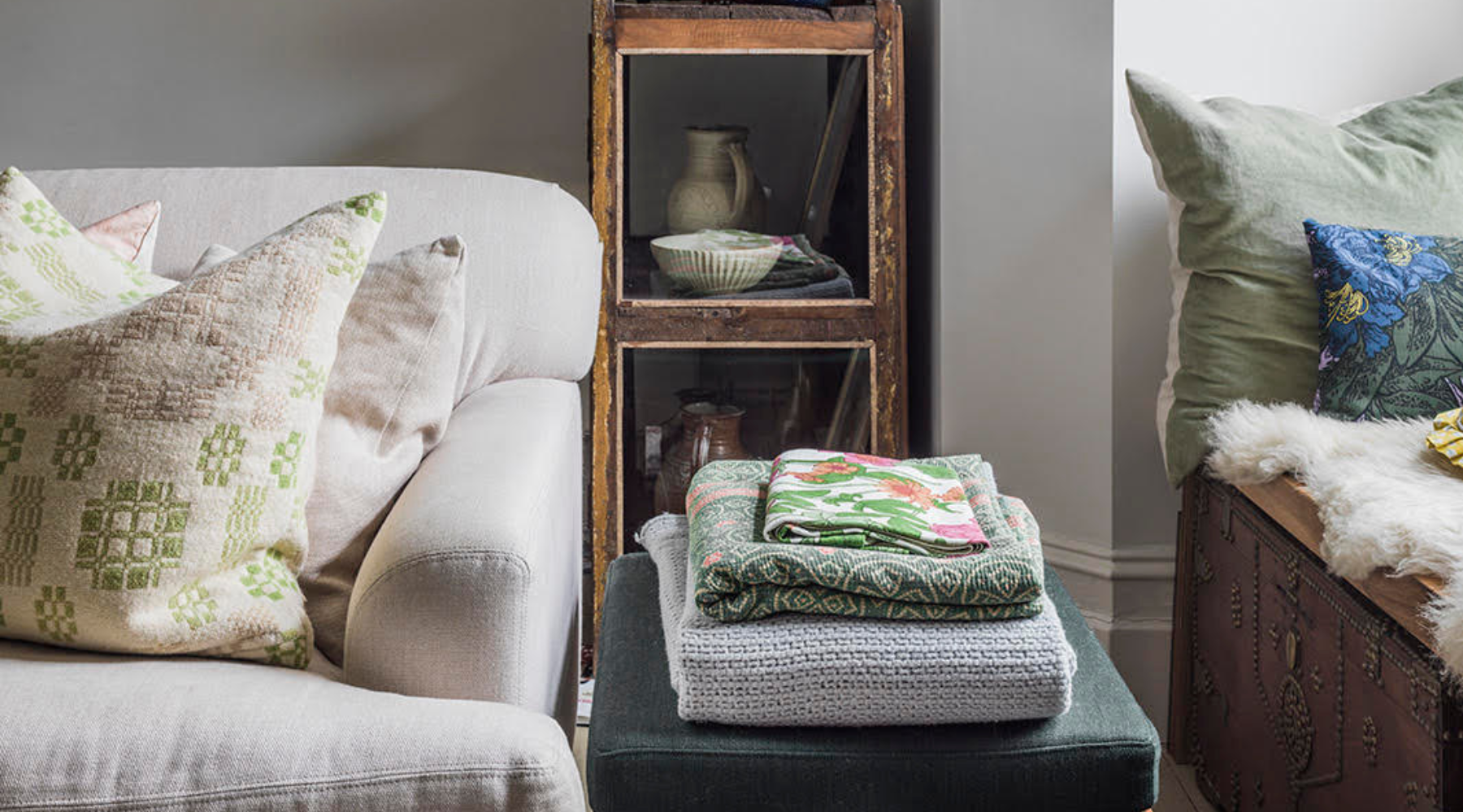 Decorating with Vintage Textiles: Victoria Covell