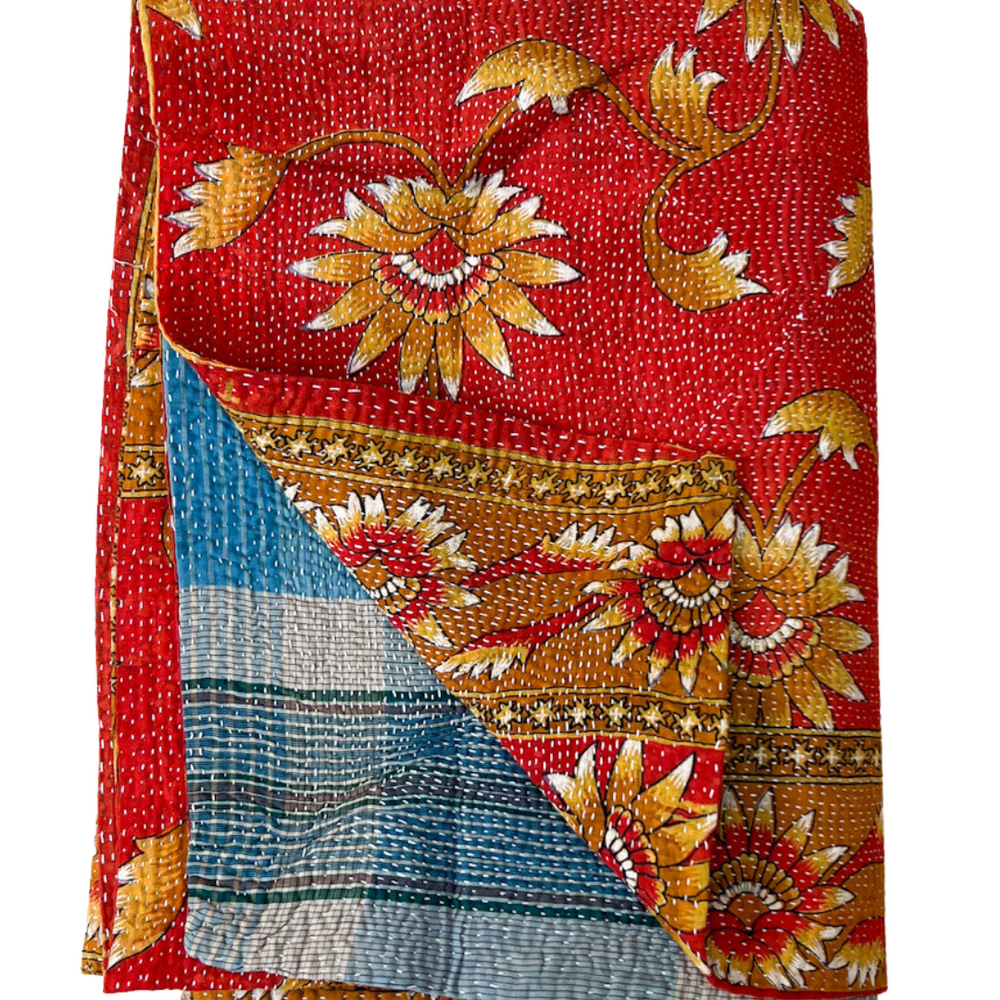 
                      
                        Kantha Quilt No. 453
                      
                    