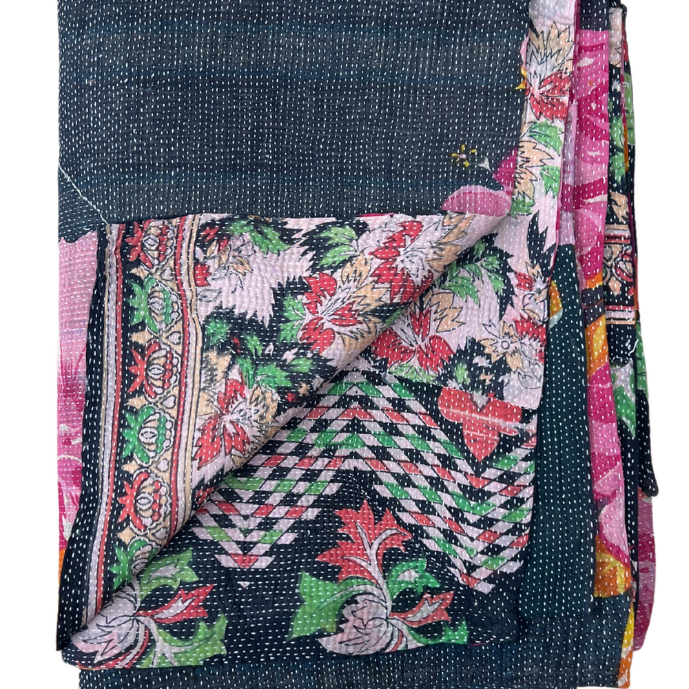 Kantha Quilt No. 718