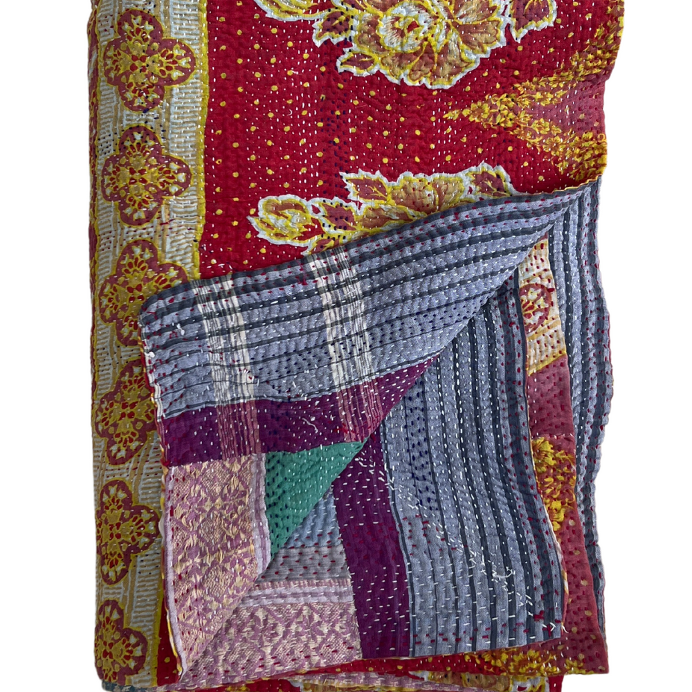 Midweight Kantha Quilt No. 568