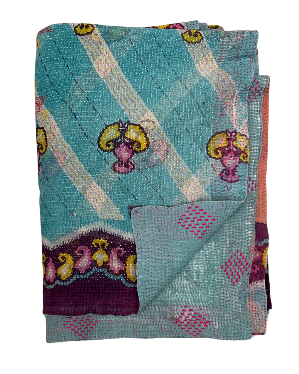 Kantha Quilt No. 614