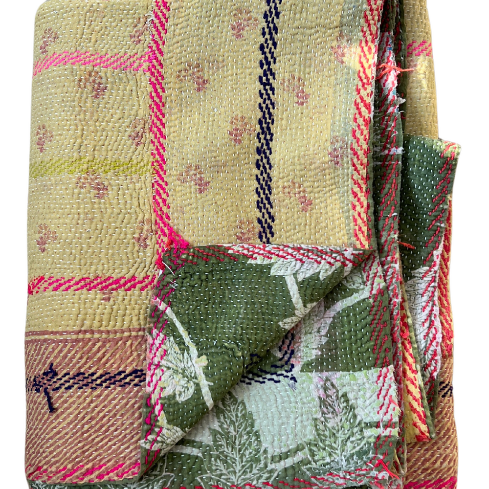 Kantha Quilt No. 696