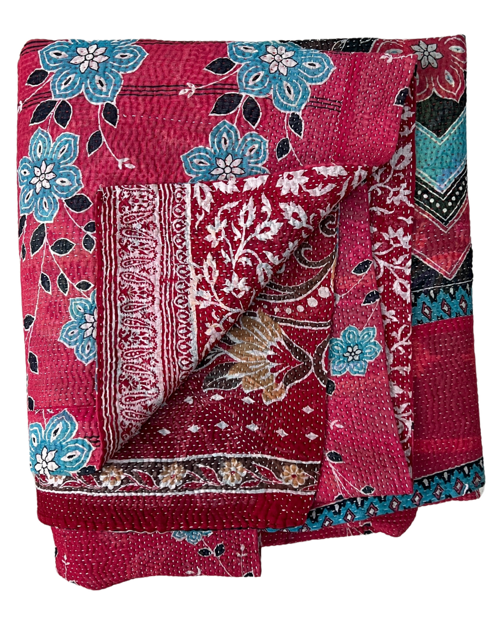 Midweight Kantha Quilt No. 746