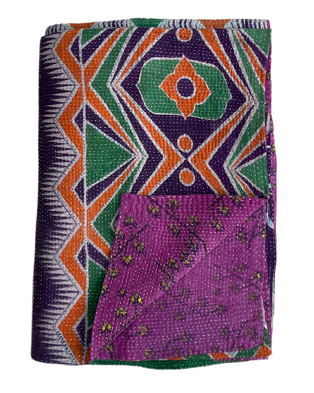 Lightweight Kantha Quilt No. 642