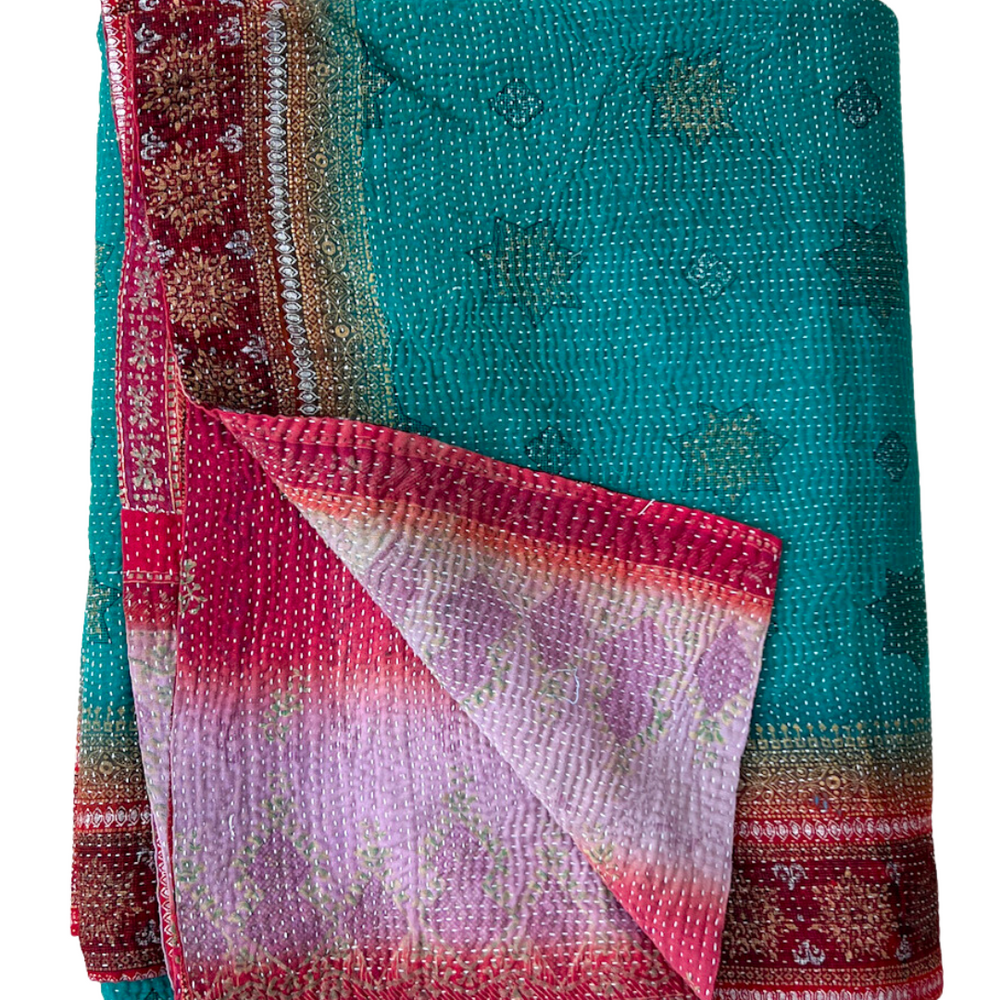 Kantha Quilt No. 436