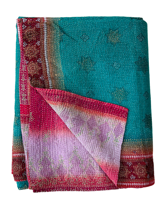 Kantha Quilt No. 436