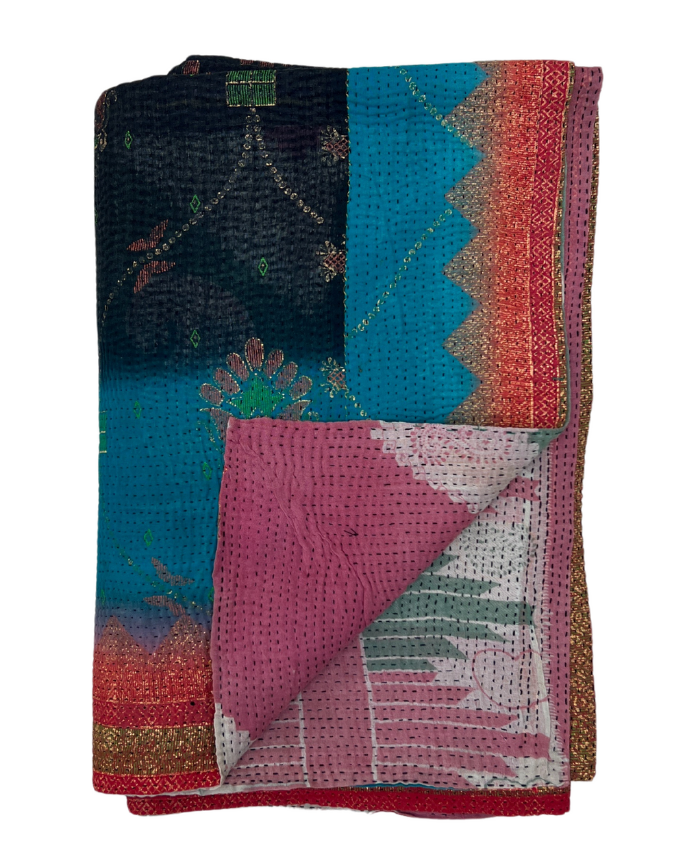 Kantha Quilt No. 590