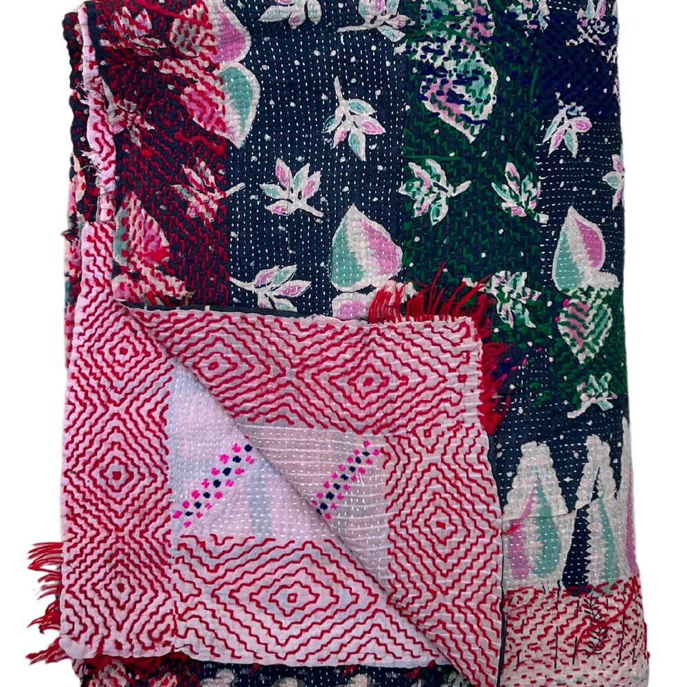 
                      
                        Kantha Quilt No. 618
                      
                    