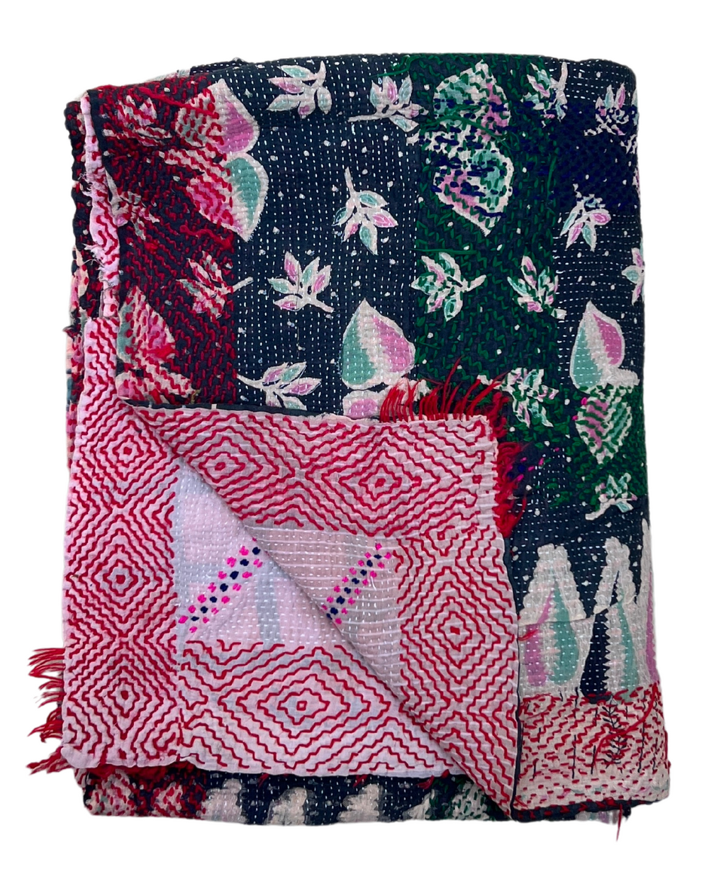 Kantha Quilt No. 618