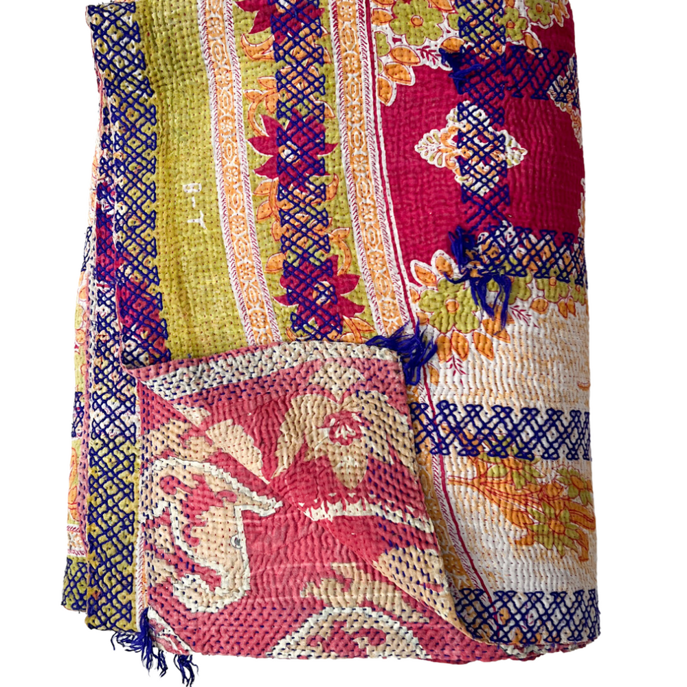 
                      
                        Kantha Quilt No. 450
                      
                    