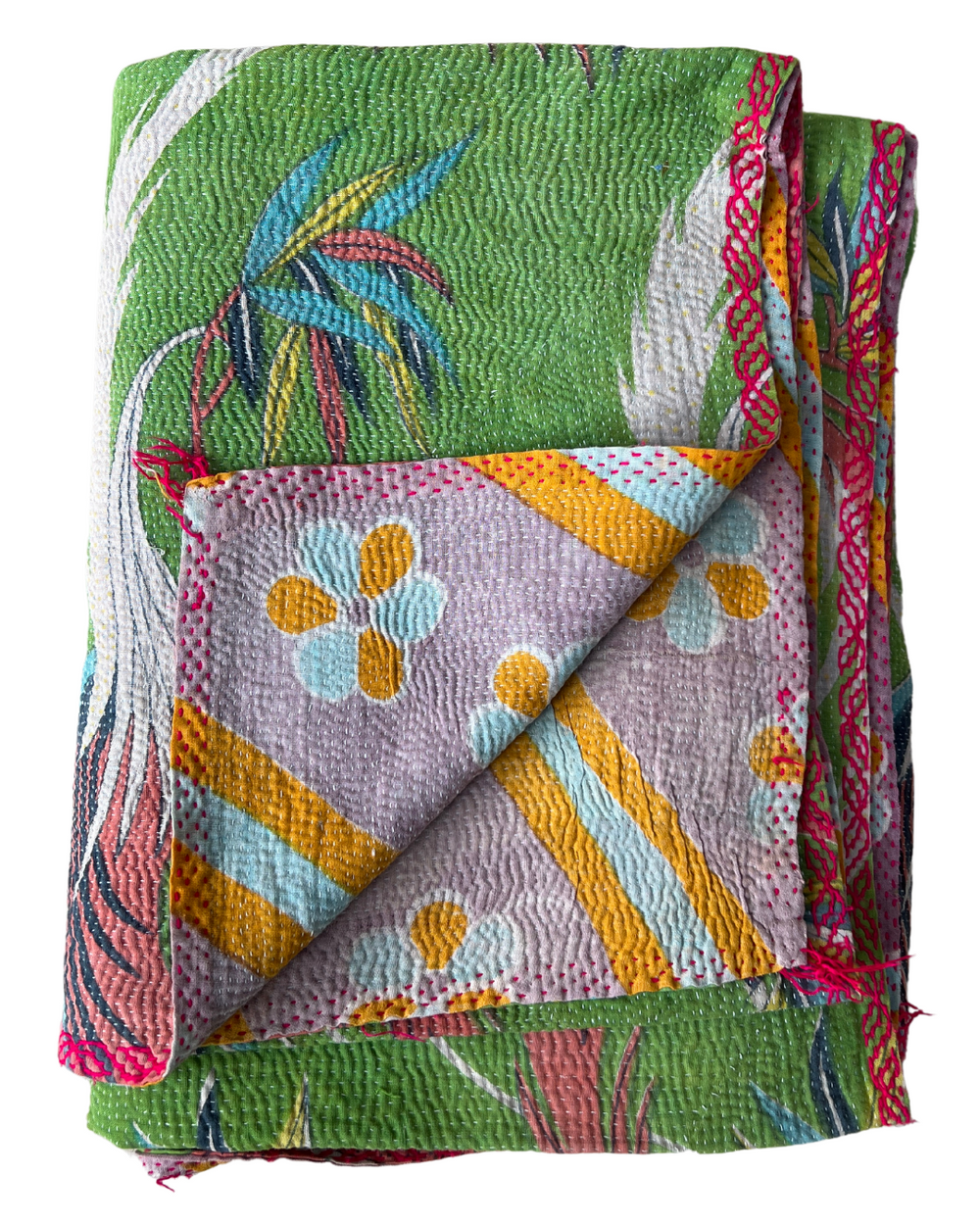 Kantha Quilt No. 736