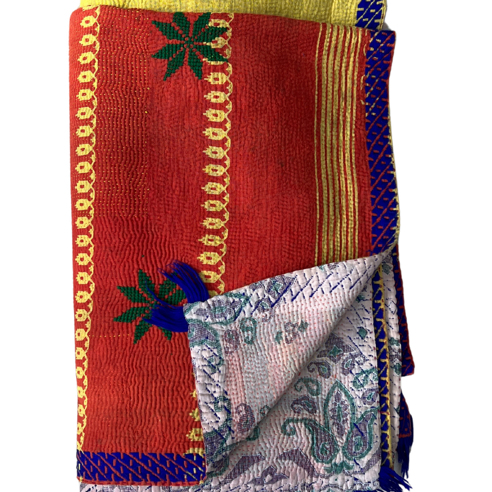 Kantha Quilt No. 693