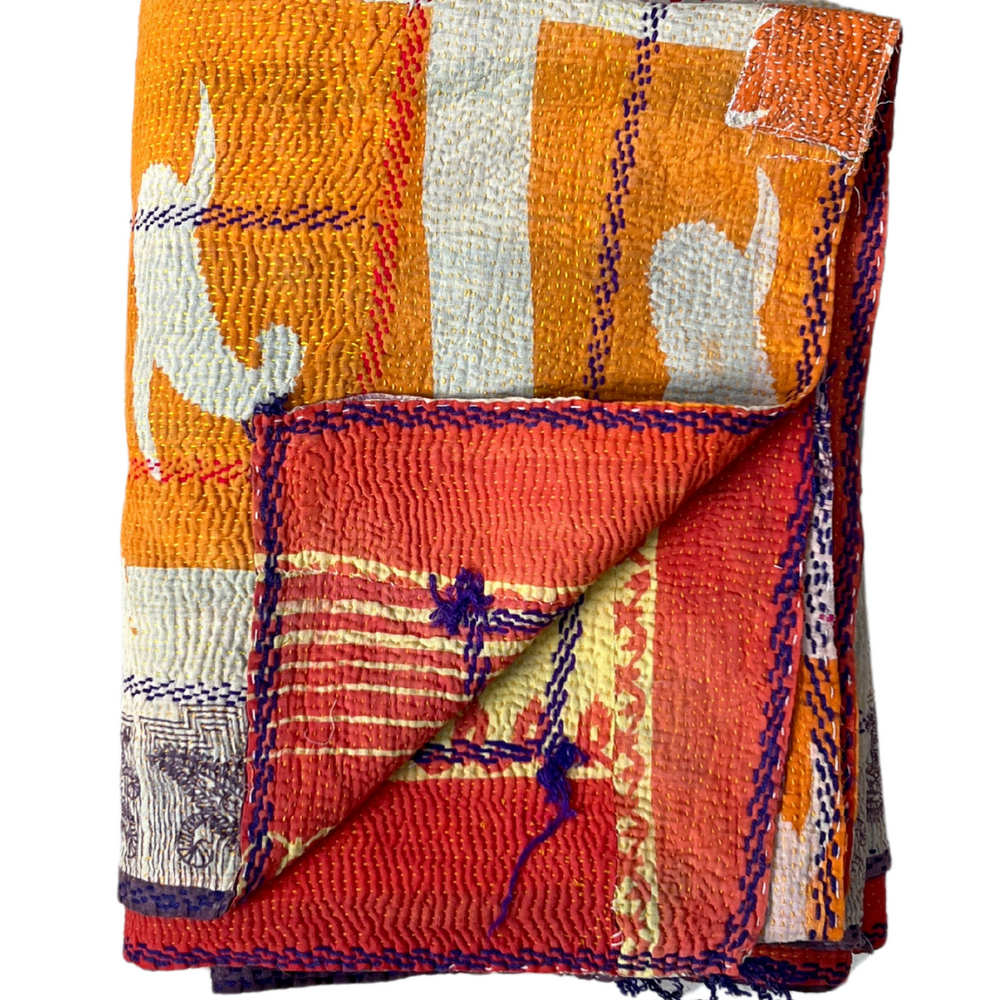 
                      
                        Kantha Quilt No. 514
                      
                    