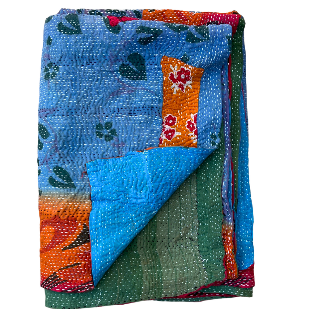 Kantha Quilt No. 414