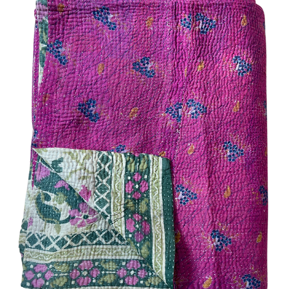 Kantha Quilt No. 695