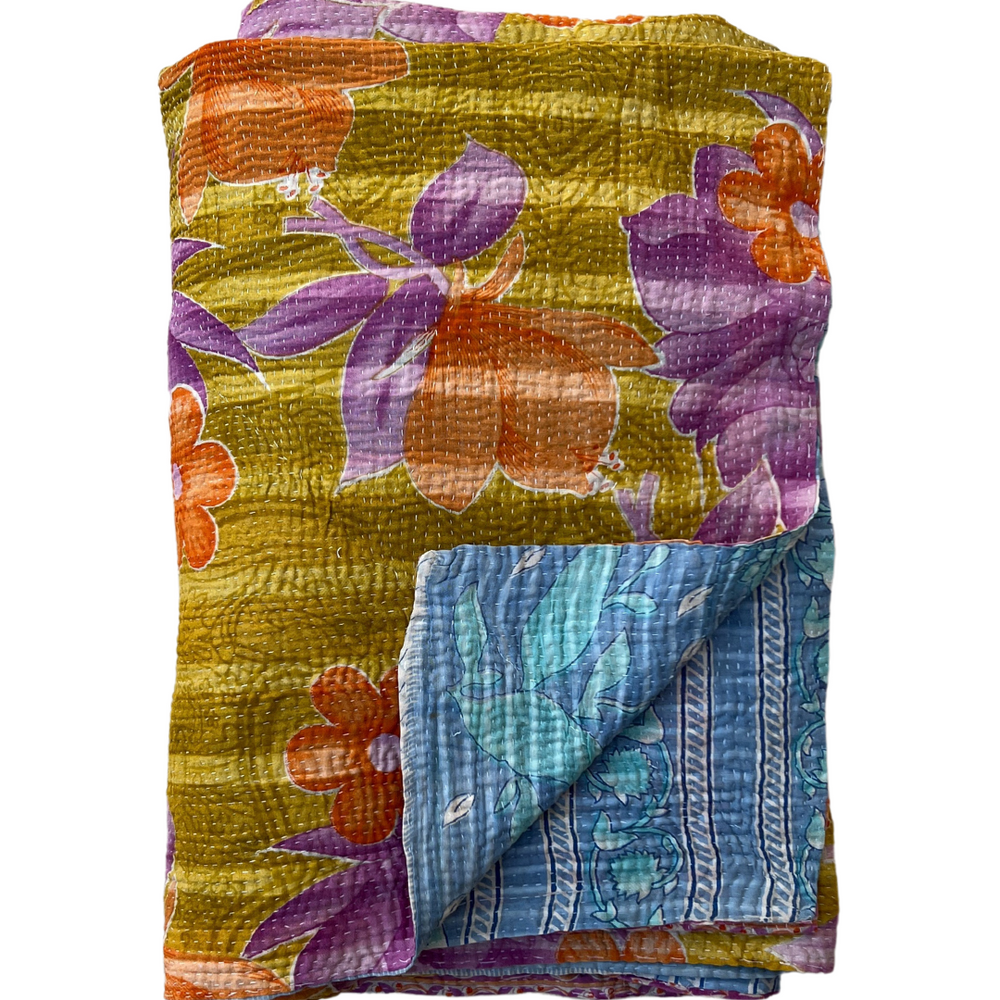 
                      
                        Kantha Quilt No. 416
                      
                    