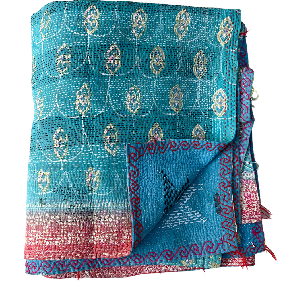 
                      
                        Kantha Quilt No. 449
                      
                    