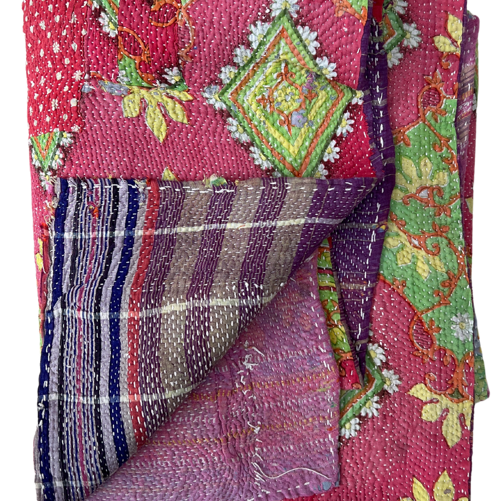 
                      
                        Heavyweight Kantha Quilt No. 724
                      
                    