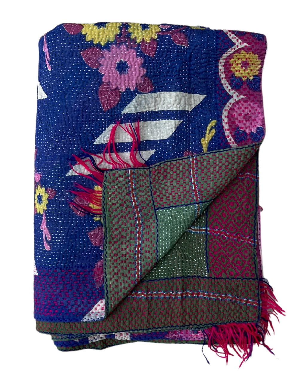 Lightweight Kantha Quilt No. 639