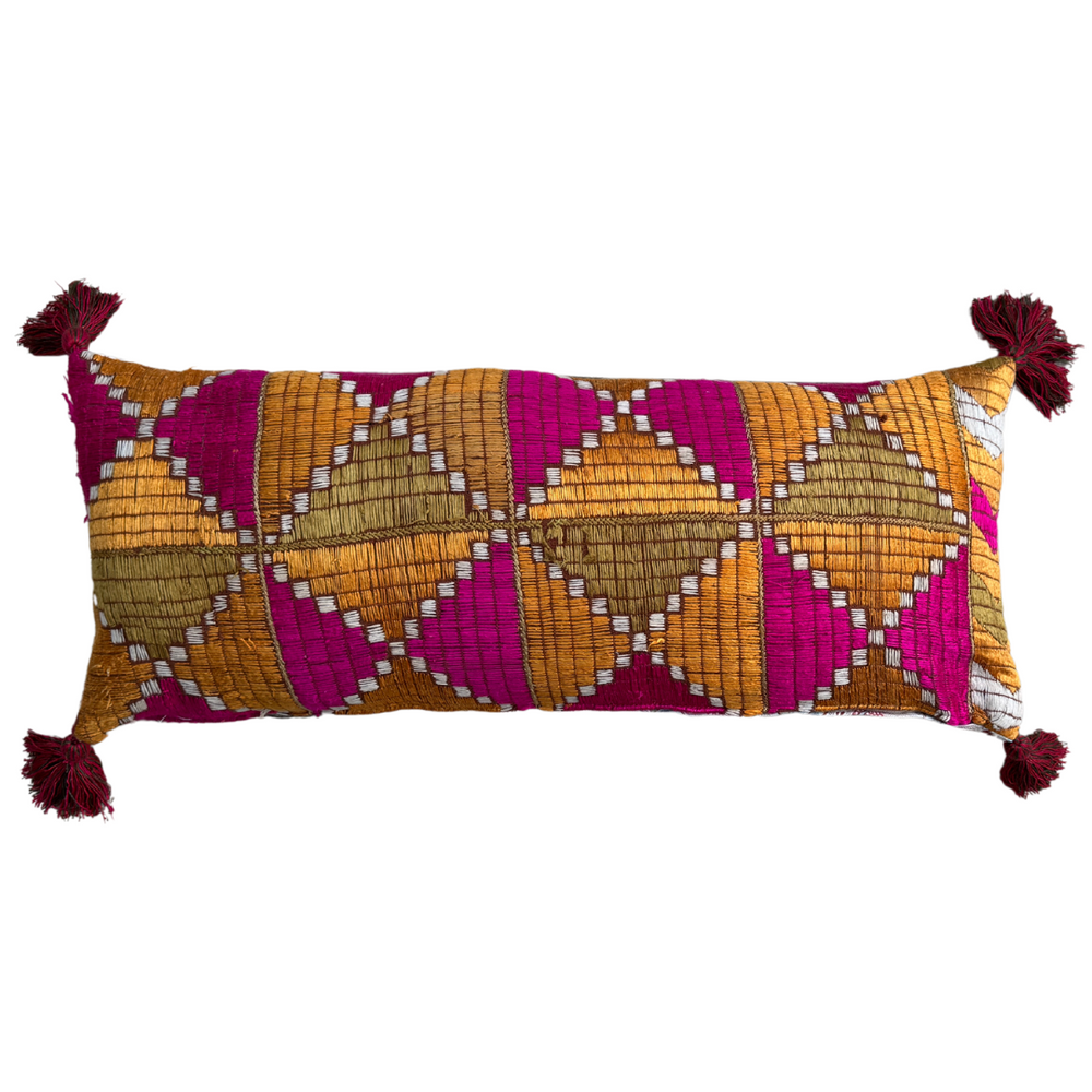 Phulkhari Cushions with Tassels