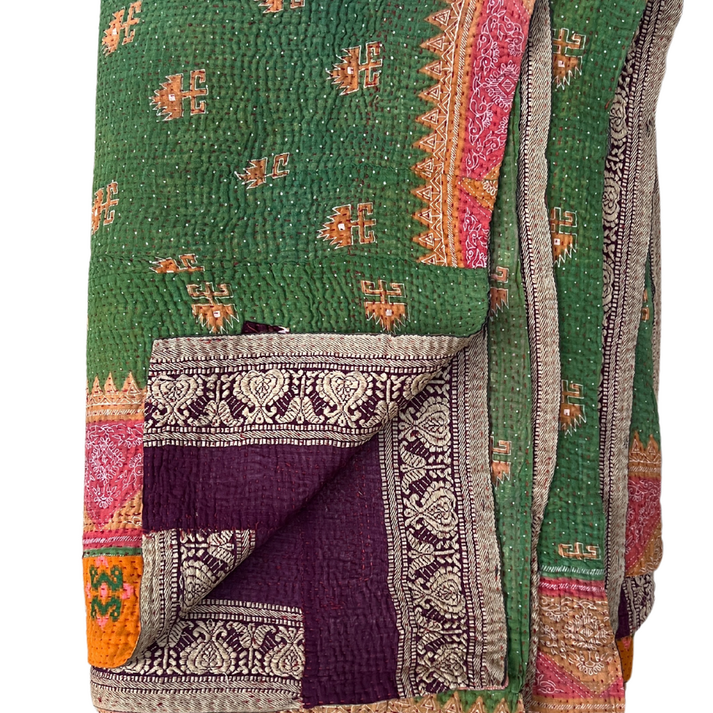 Kantha Quilt No. 747