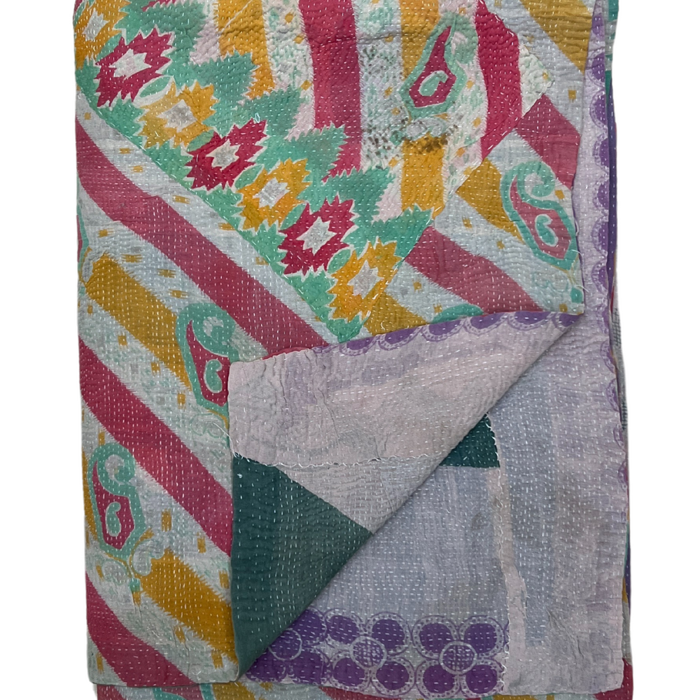 Kantha Quilt No. 609