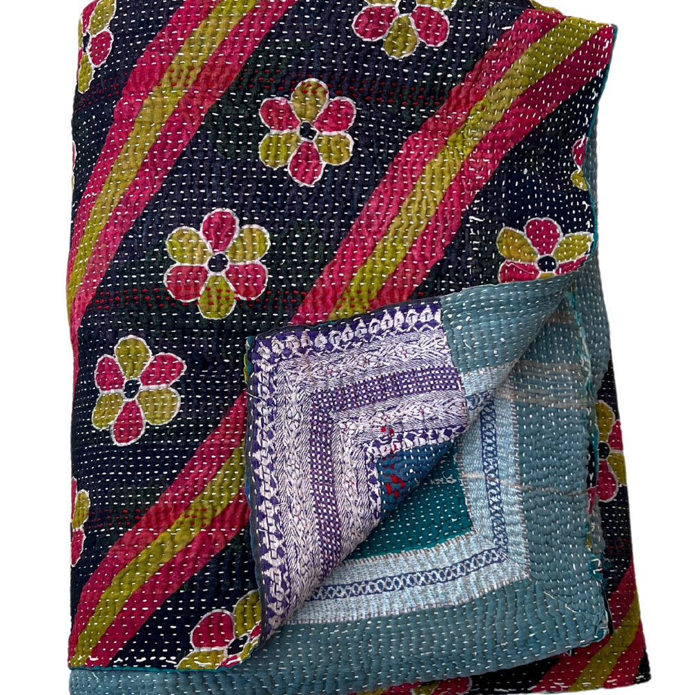 Kantha Quilt No. 418