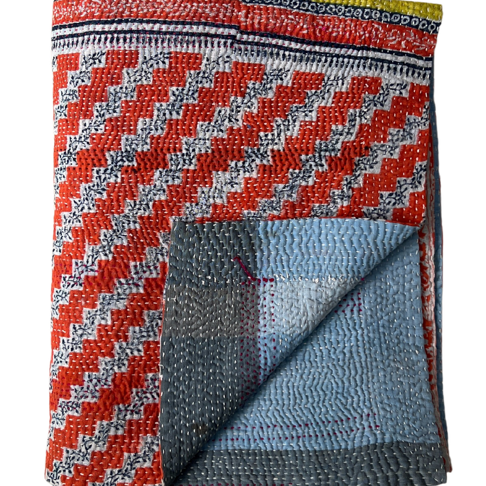 
                      
                        Kantha Quilt No. 627
                      
                    