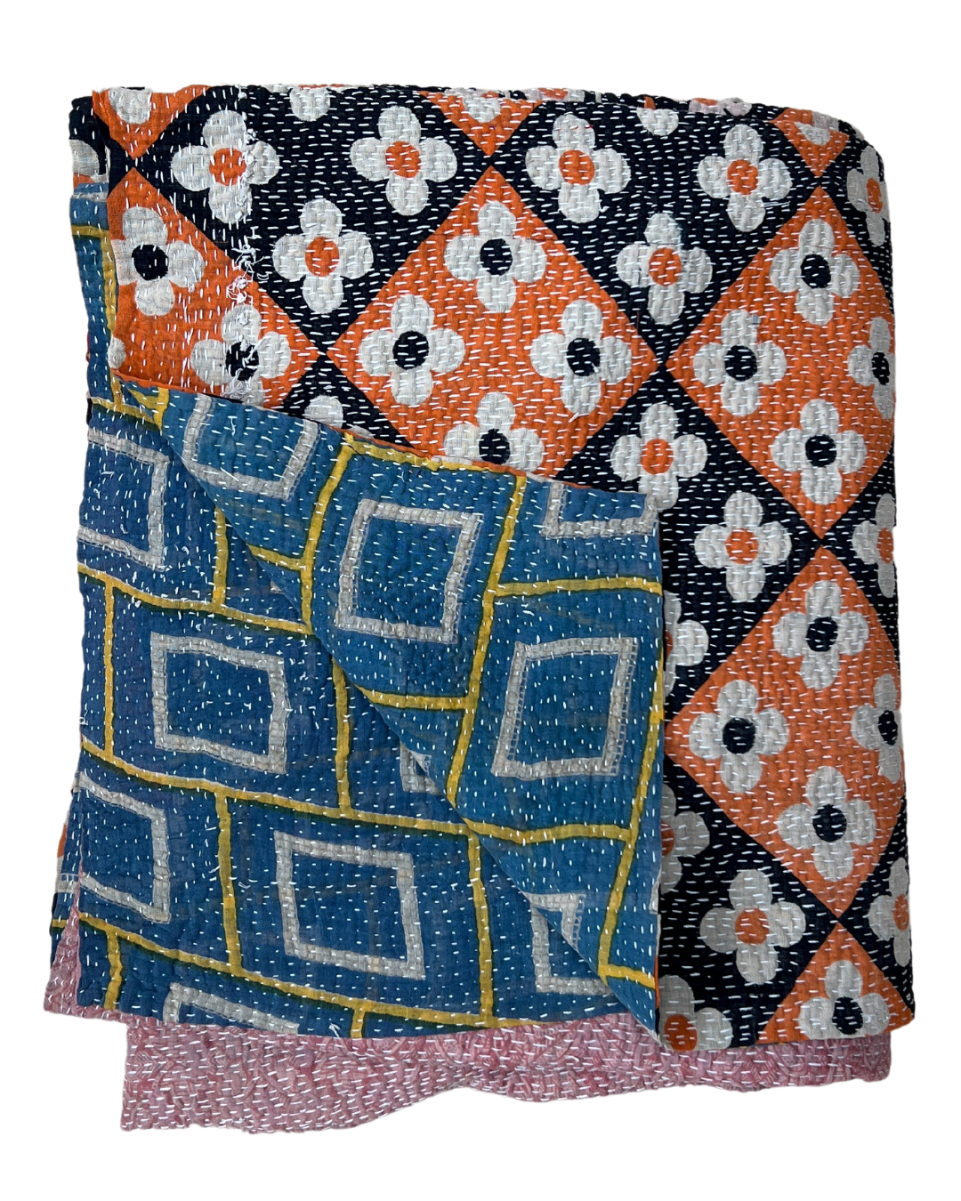 Kantha Quilt No. 496