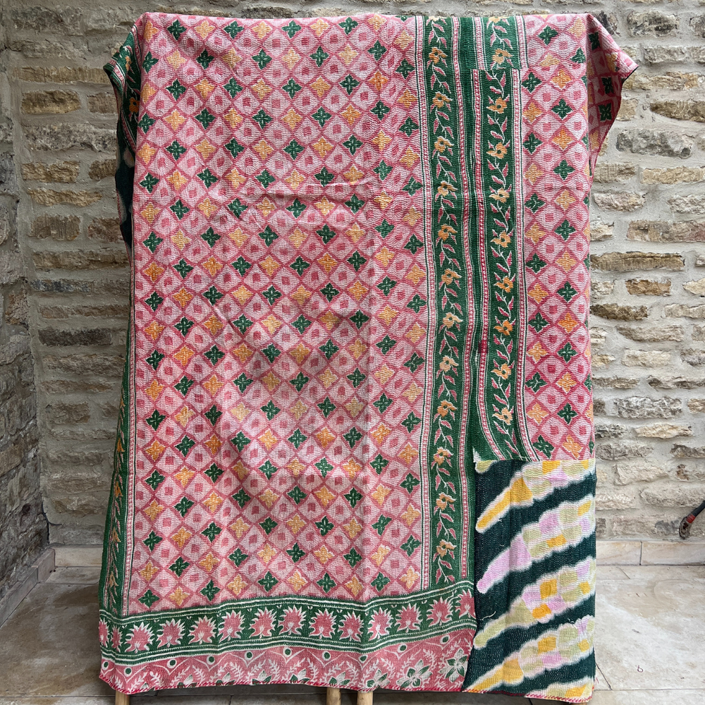 
                      
                        Kantha Quilt No. 557
                      
                    