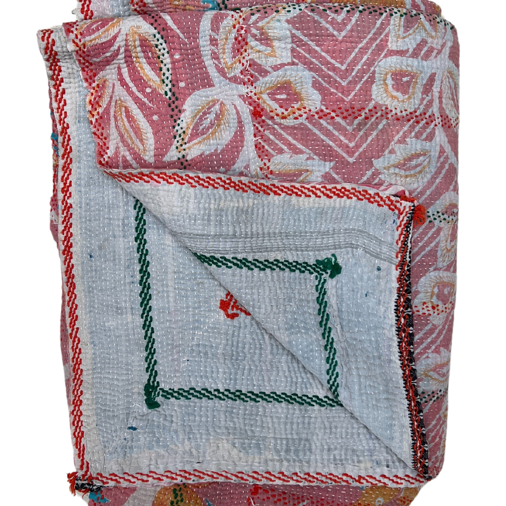 
                      
                        Kantha Quilt No. 580
                      
                    