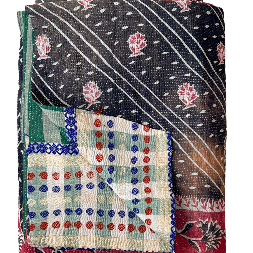 
                      
                        Kantha Quilt No. 452
                      
                    