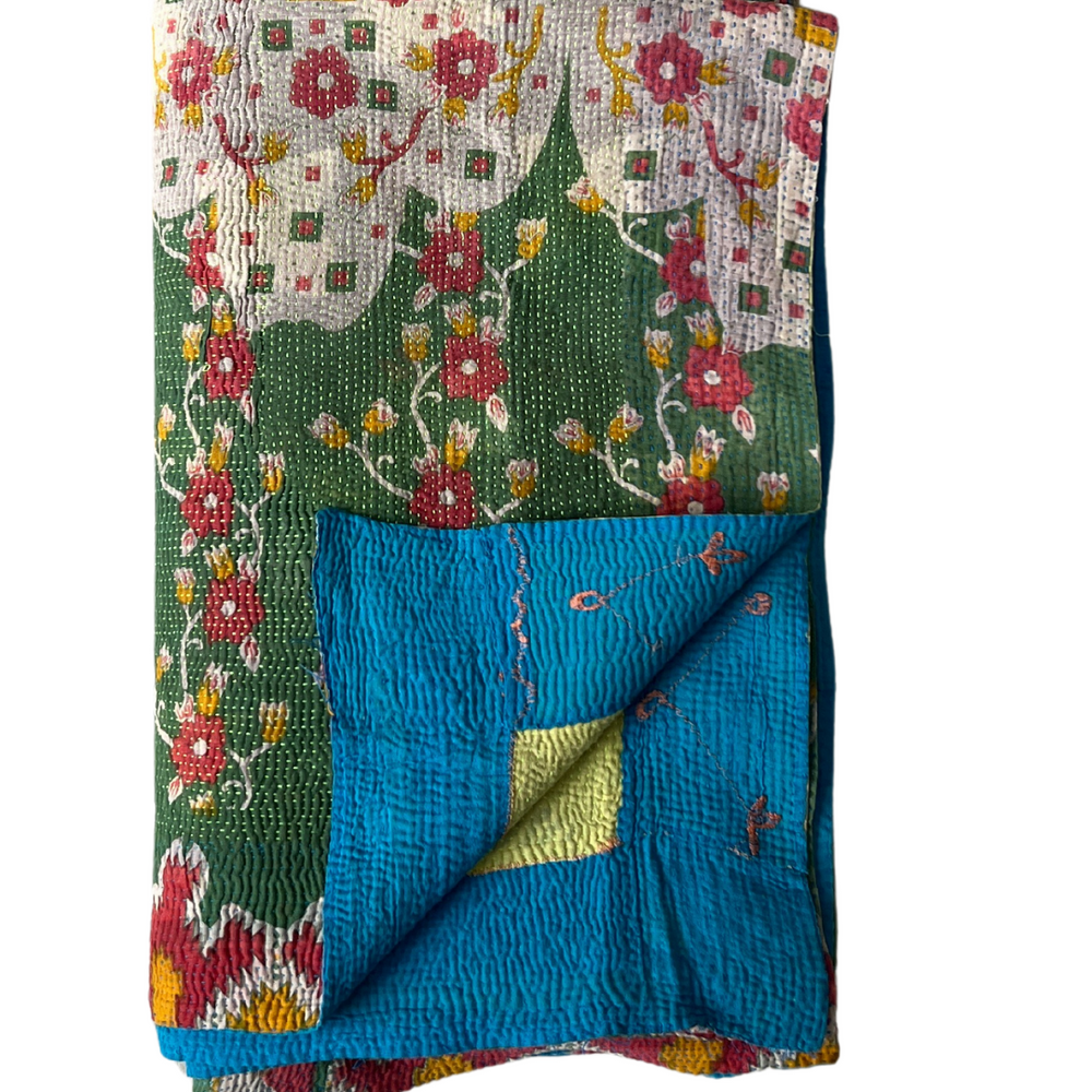 
                      
                        Kantha Quilt No. 635
                      
                    