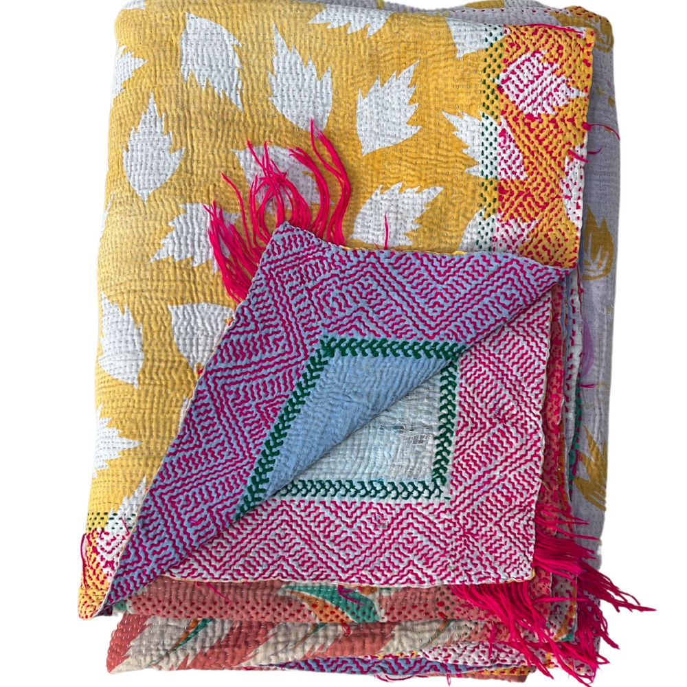 
                      
                        Kantha Quilt No. 547
                      
                    