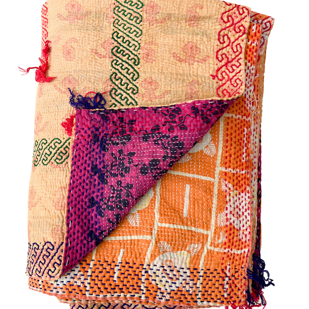 Kantha Quilt No. 460