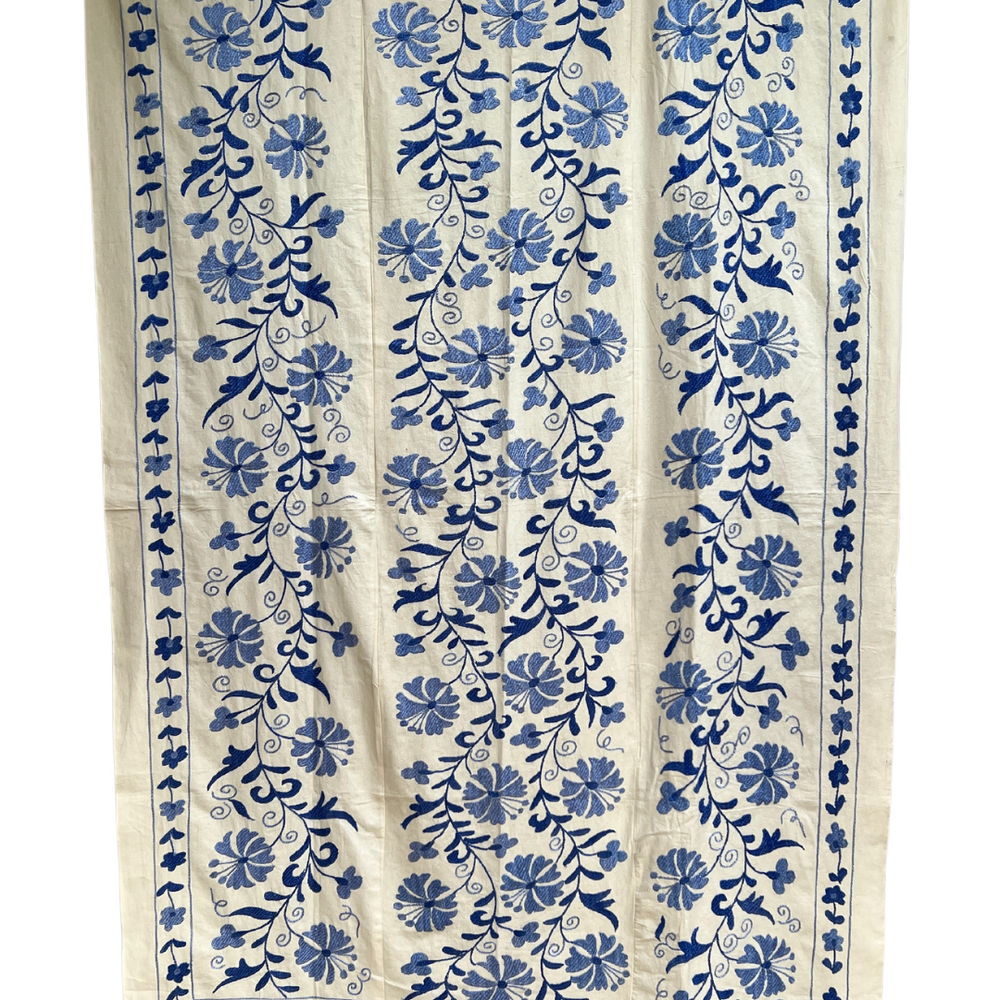 
                      
                        Vintage Blue Suzani No. 216
                      
                    