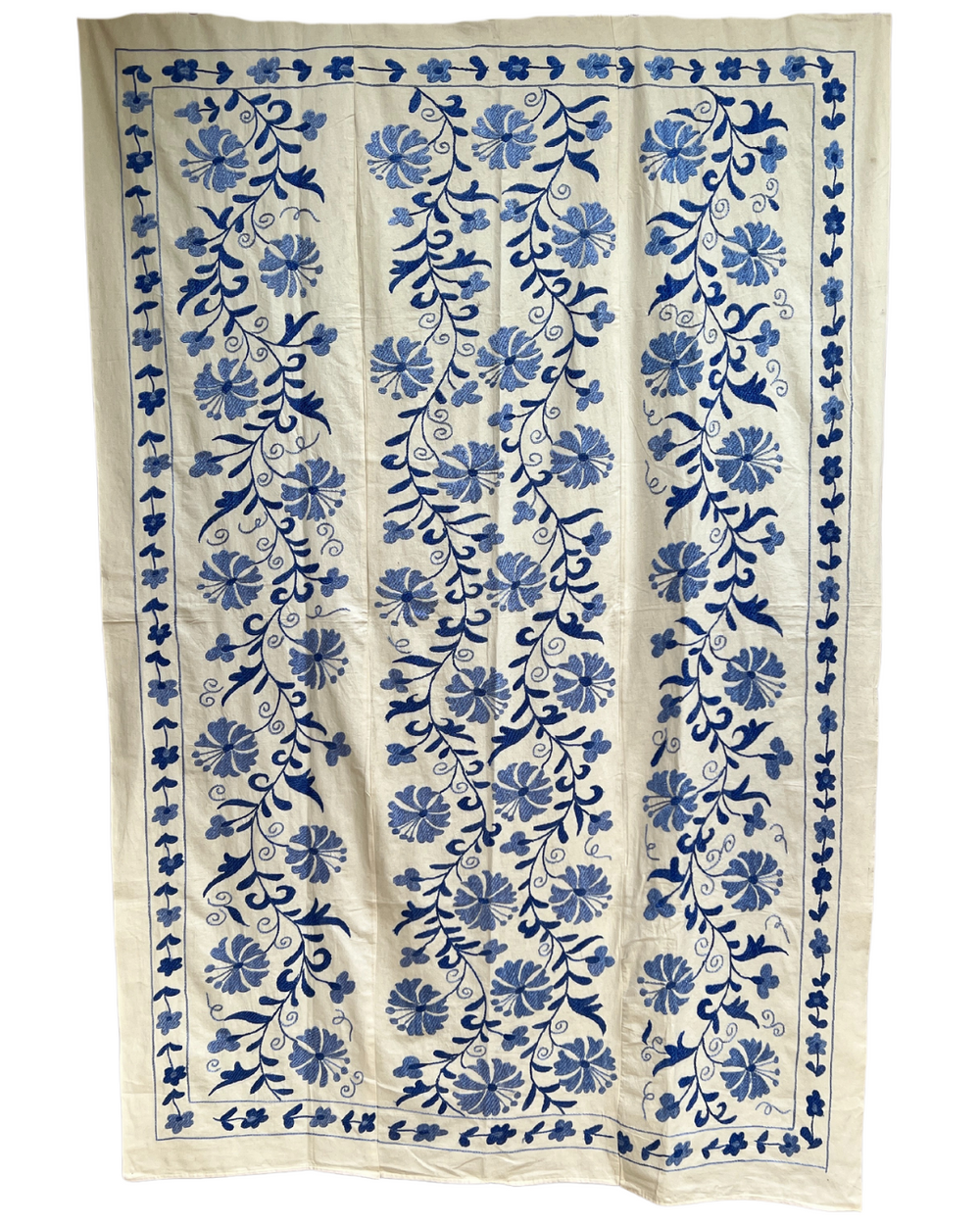 Vintage Blue Suzani No. 216