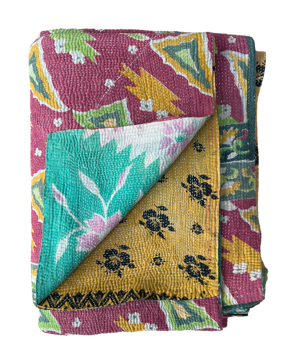 Midweight Kantha Quilt No. 733