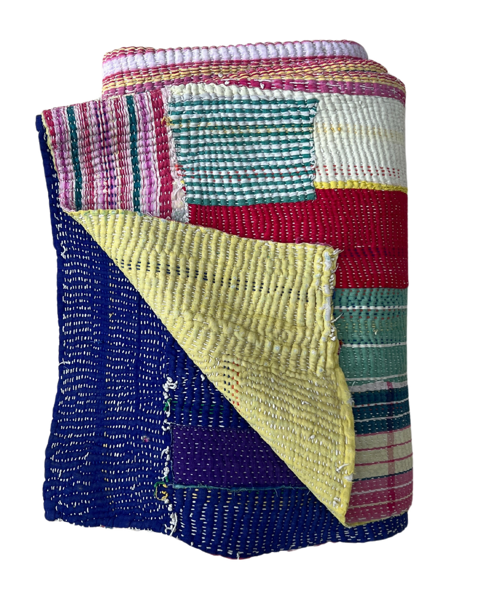 Patchwork Kantha Quilt No. 020