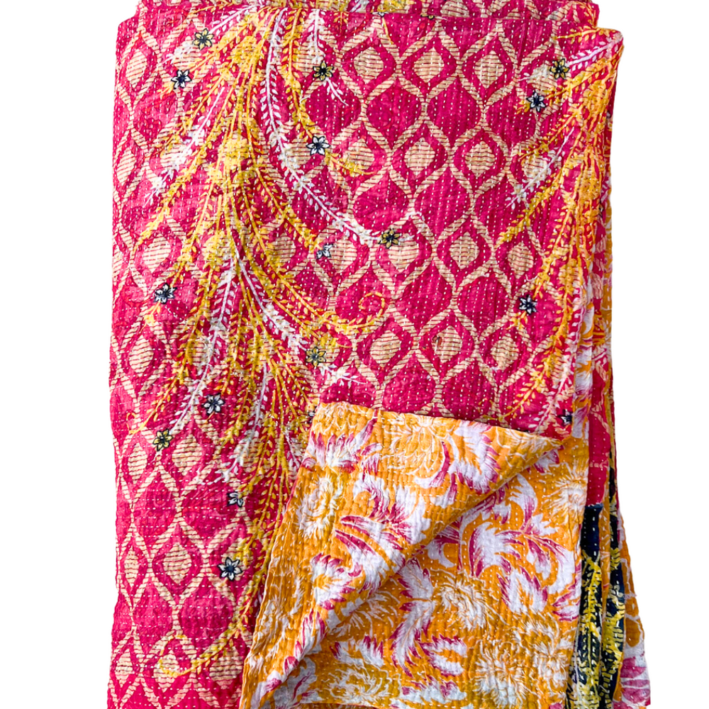 Kantha Quilt No. 437