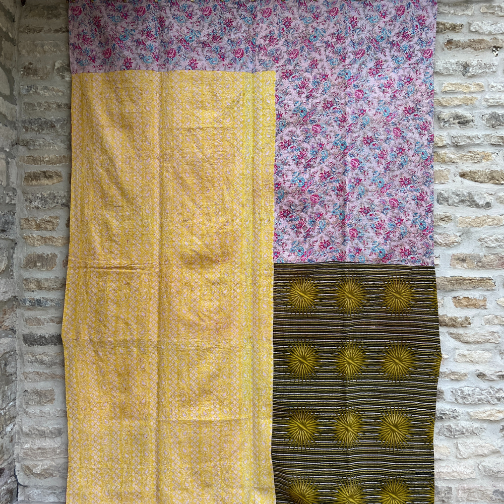 
                      
                        Kantha Quilt No. 750
                      
                    