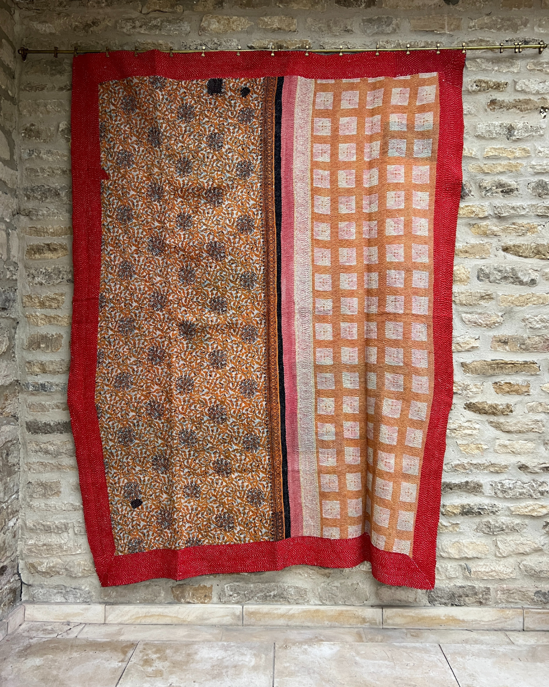 Kantha Quilt No. 754