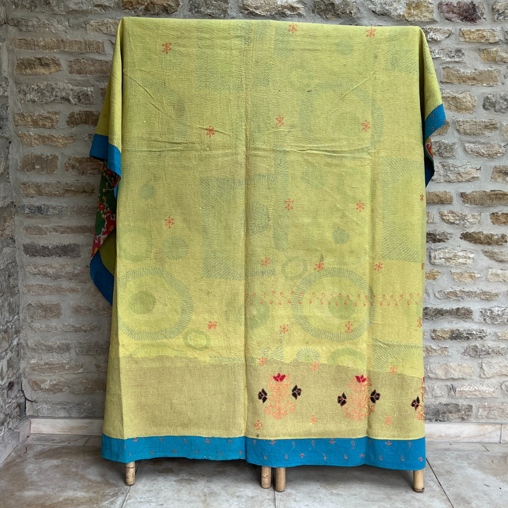 
                      
                        Kantha Quilt No. 635
                      
                    