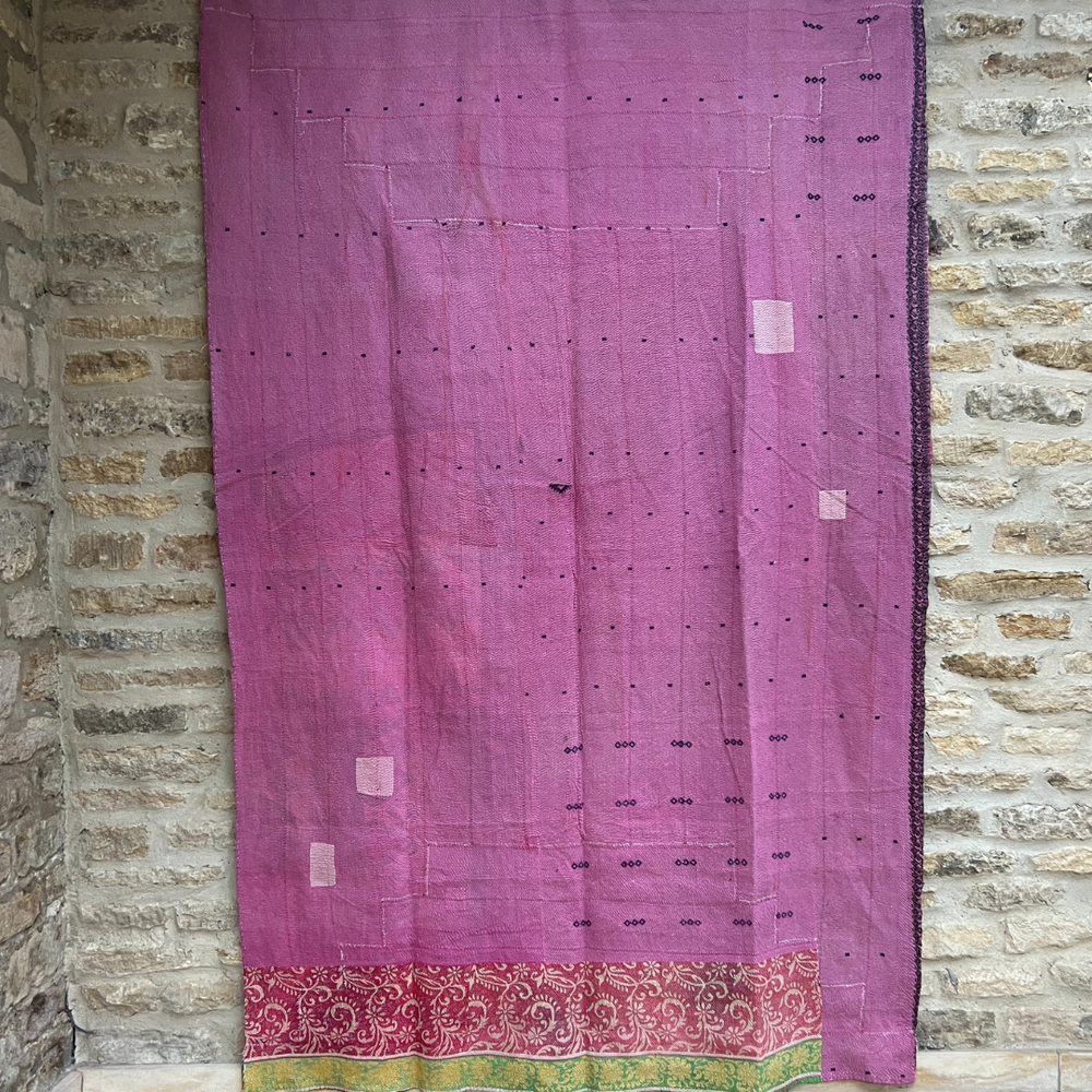 
                      
                        Kantha Quilt No. 714
                      
                    