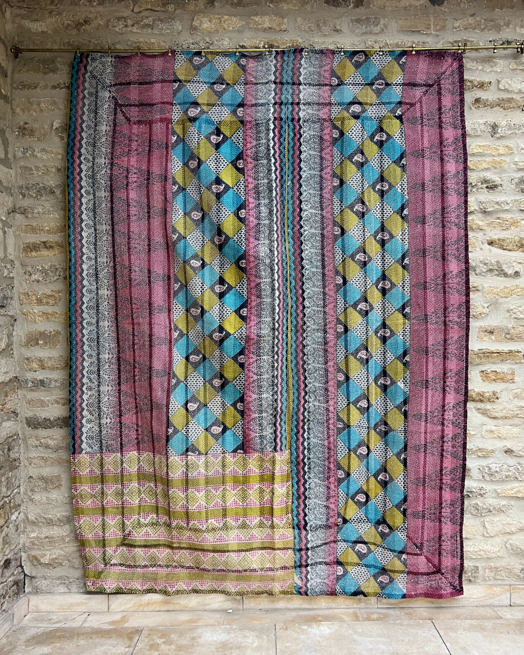 Kantha Quilt No. 728